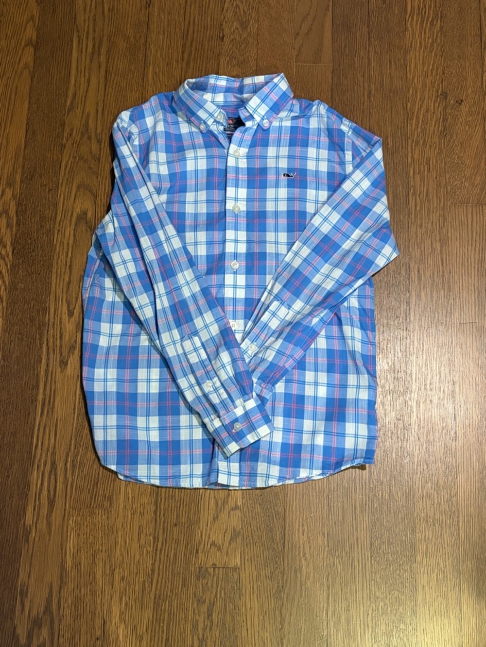 Boys Vineyard Vines Button-Down Plaid Shirt